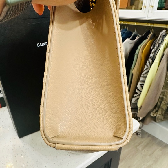 Classic YSL Envelope Lambskin Chervon Diamond Quilted Brown Bag - Picture 2 of 10